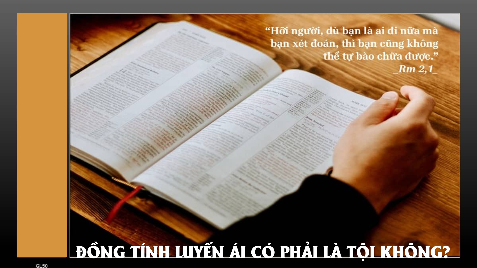 Đồng tính luyến ái có phải là tội không?